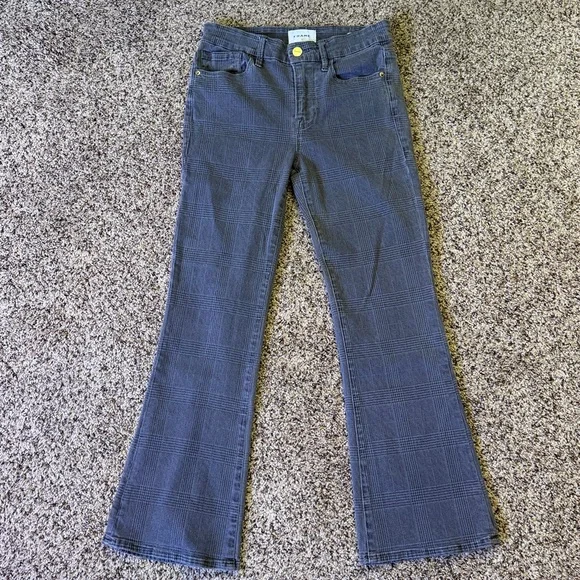 Frame Denim Le Crop High-Rise Mini Boot Crop Jeans. - Picture 4 of 10